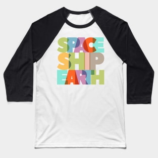 Spaceship Earth Baseball T-Shirt